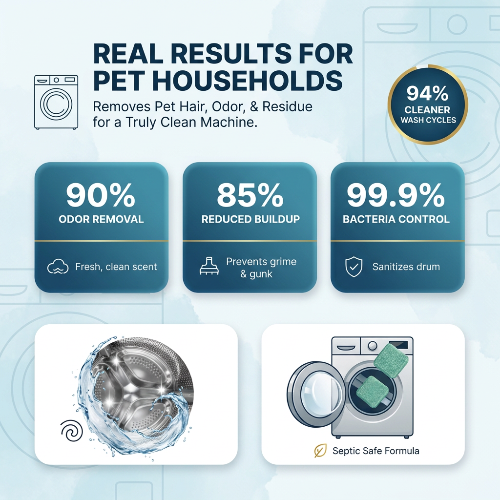 Washlyt Pet-Sludge & Hair Dissolving Tablets