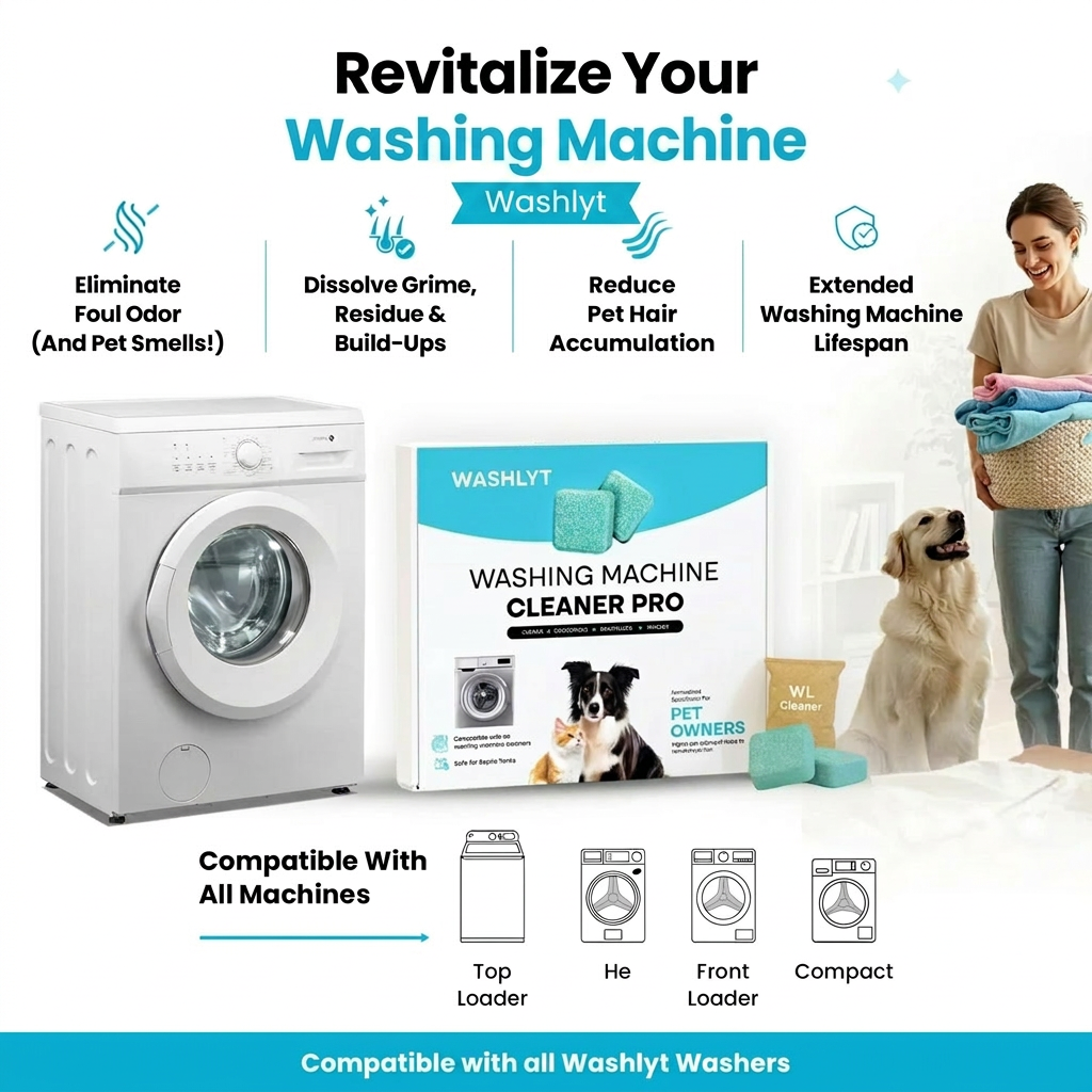 Washlyt Pet-Sludge & Hair Dissolving Tablets